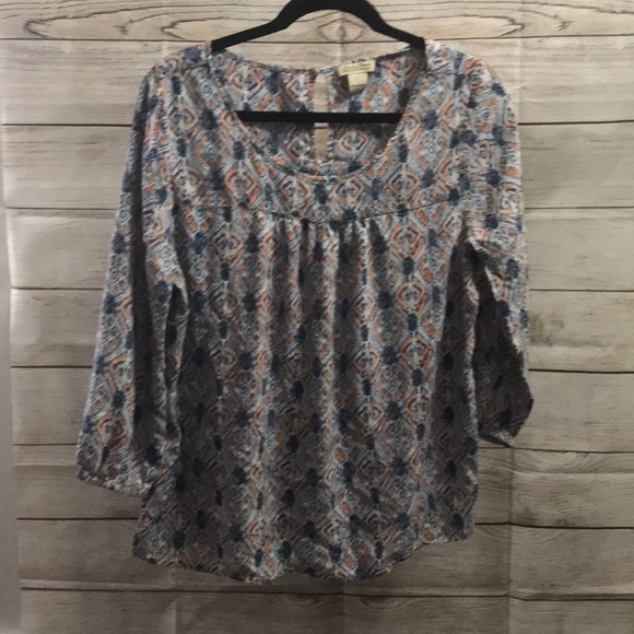 Lucky Brand Tops - Lucky Brand 100% Rayon Blouse